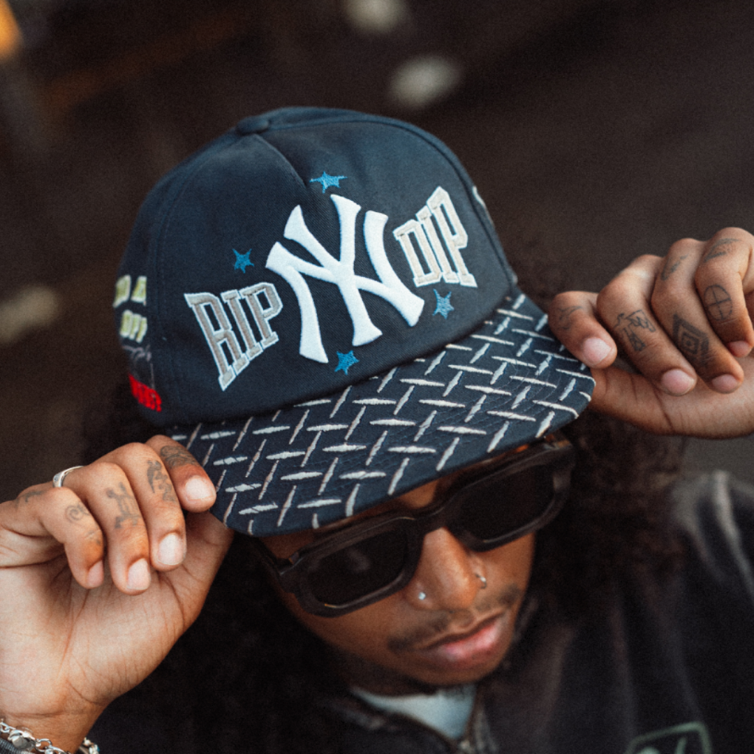 NY ATHLETICS SNAPBACK (NAVY)