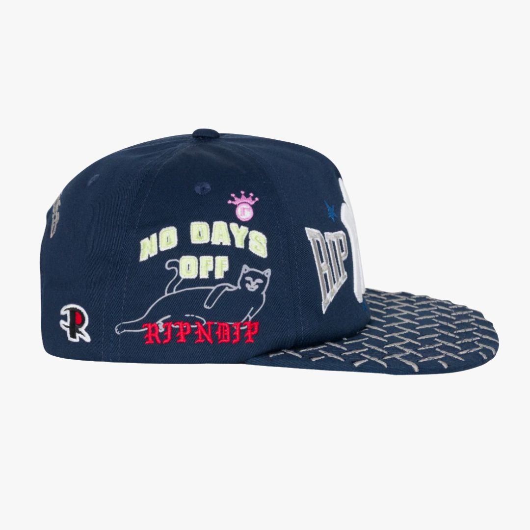 NY ATHLETICS SNAPBACK (NAVY)
