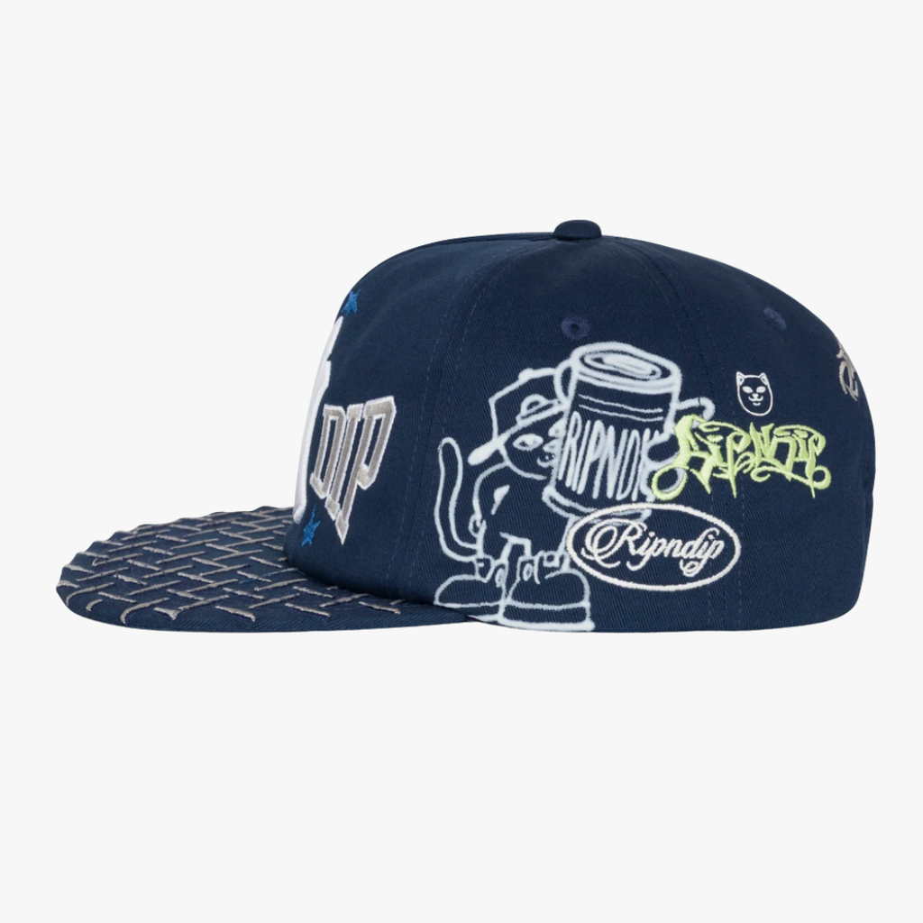 NY ATHLETICS SNAPBACK (NAVY)