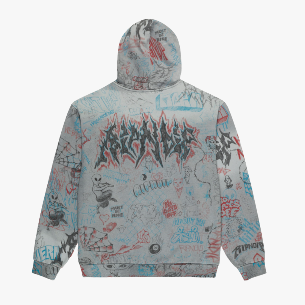 MARKER HOODIE (SAGE GREY VINTAGE WASH)