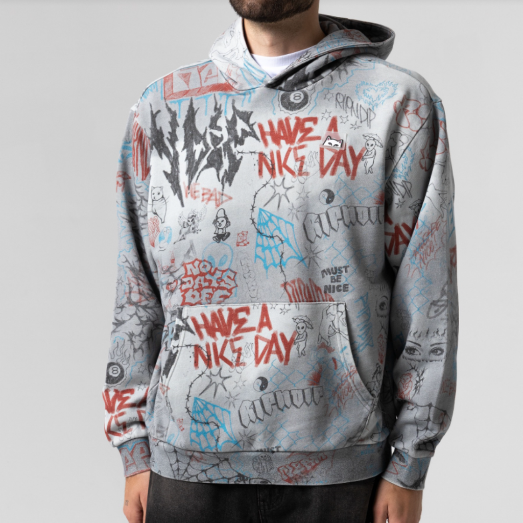 MARKER HOODIE (SAGE GREY VINTAGE WASH)