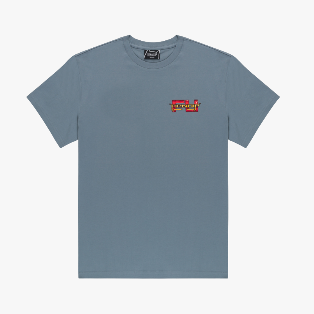 FIGHT TEE (DUSTY SLATE)