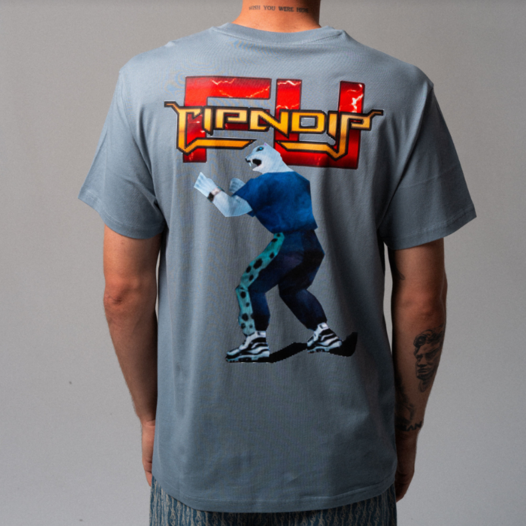 FIGHT TEE (DUSTY SLATE)