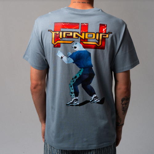 FIGHT TEE (DUSTY SLATE)