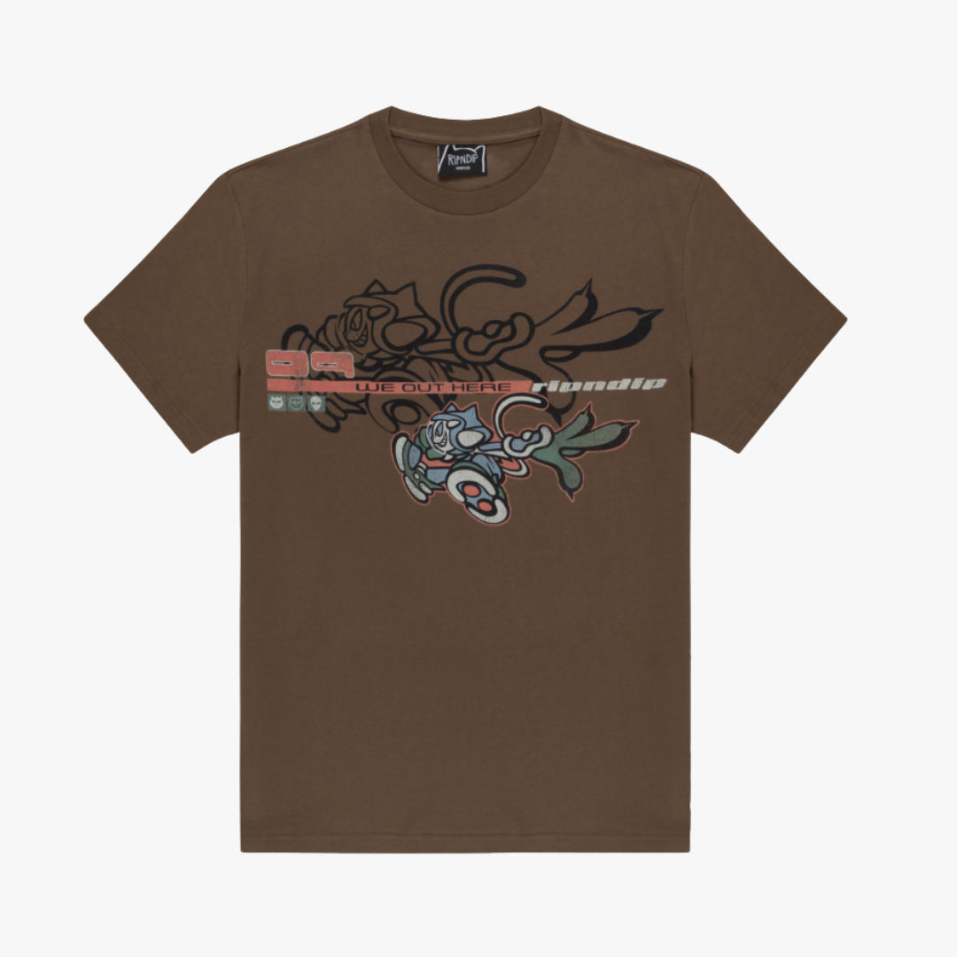 CYCLONE TEE (DUSTY BROWN)
