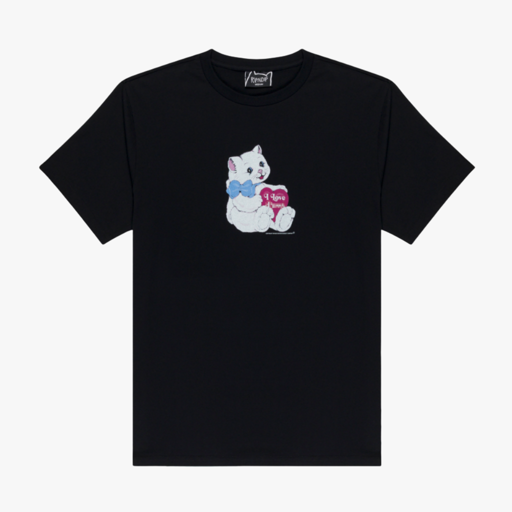 I LOVE CATS TEE (BLACK)