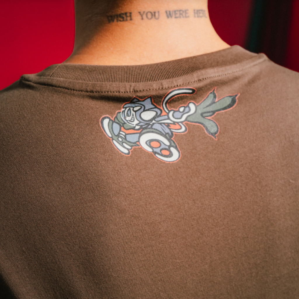 CYCLONE TEE (DUSTY BROWN)