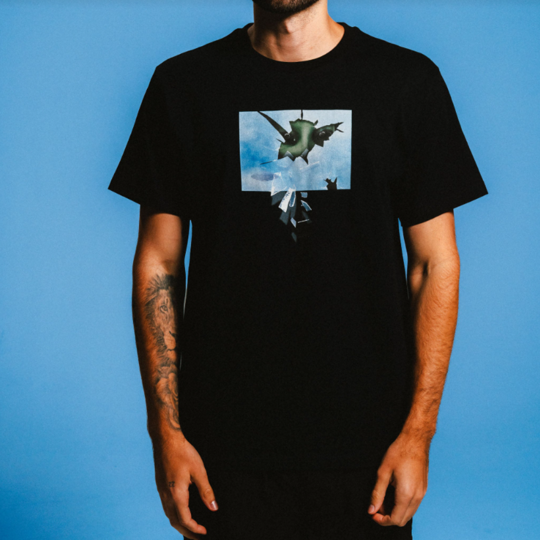 SHATTERED TEE (BLACK)
