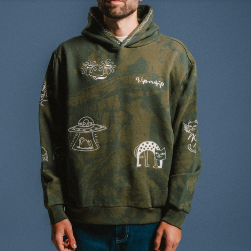 BLONDED HOODIE (FOREST CAMO)