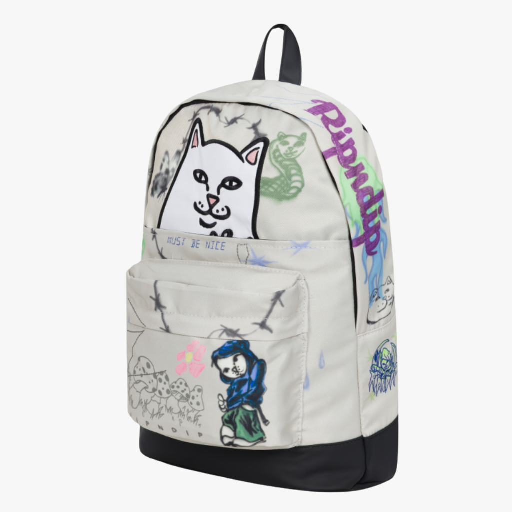 GOOSEBUMPS VELCRO BACKPACK (BONE)