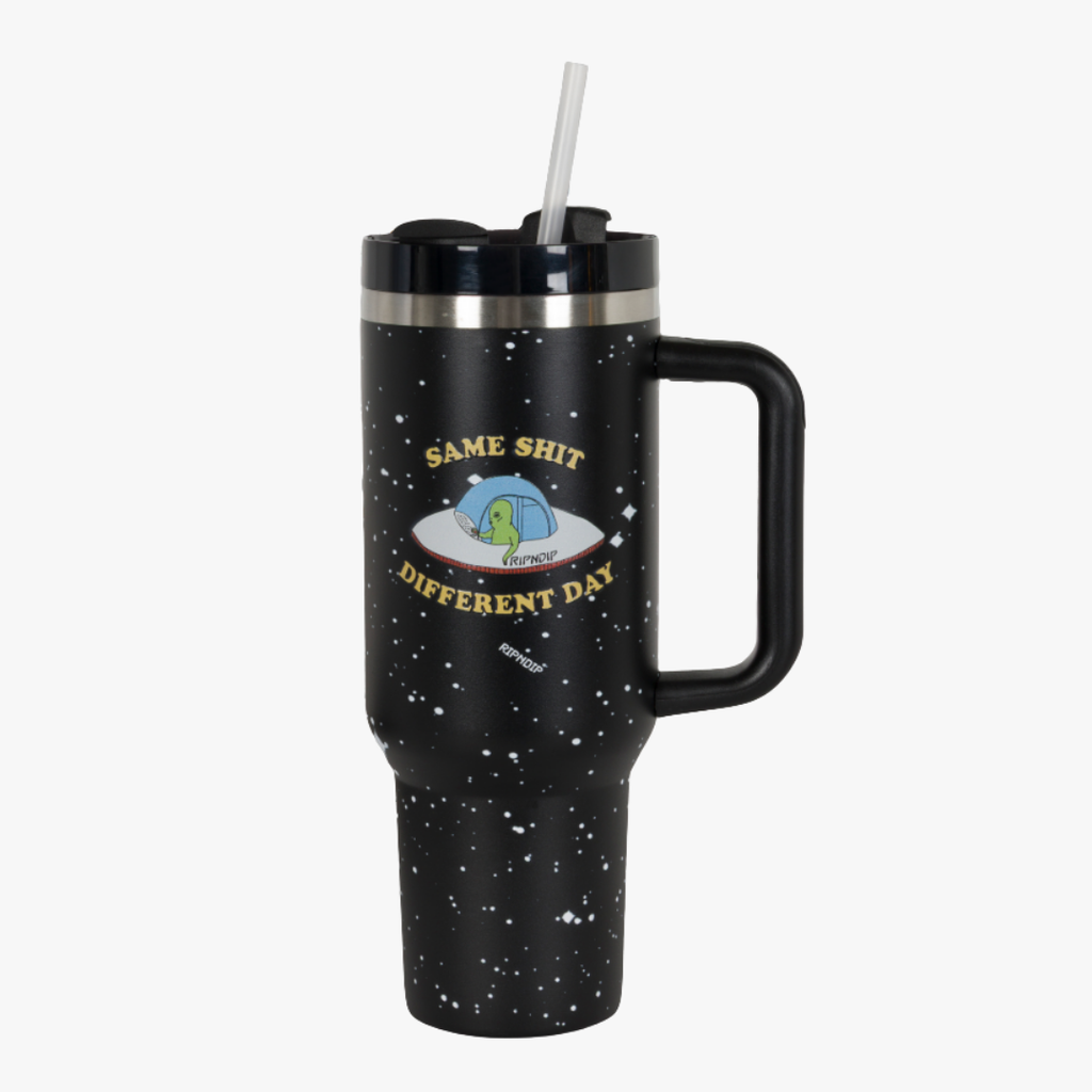 SAME SHIT DIFFERENT DAY BIG OL CUP TUMBLER (BLACK)