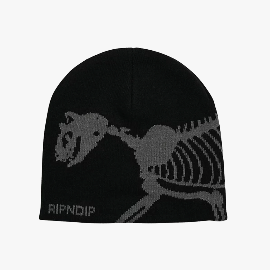 FOSSIL SKULL BEANIE (BLACK)
