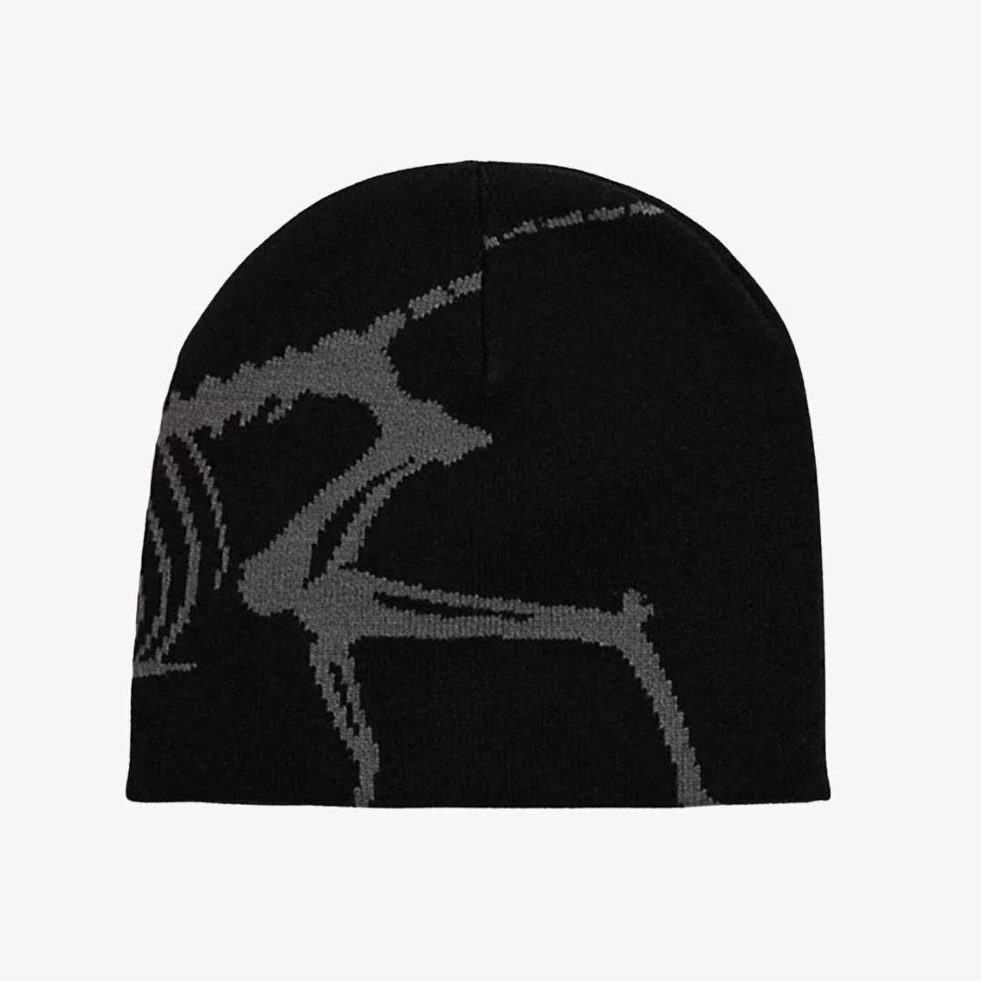 FOSSIL SKULL BEANIE (BLACK)