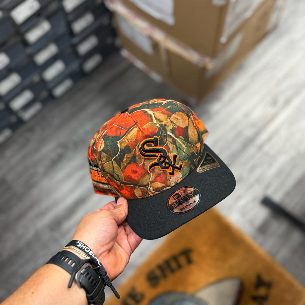 Chicago Whitesox Leaves 9FIFTY A-Frame Snapback Hat
