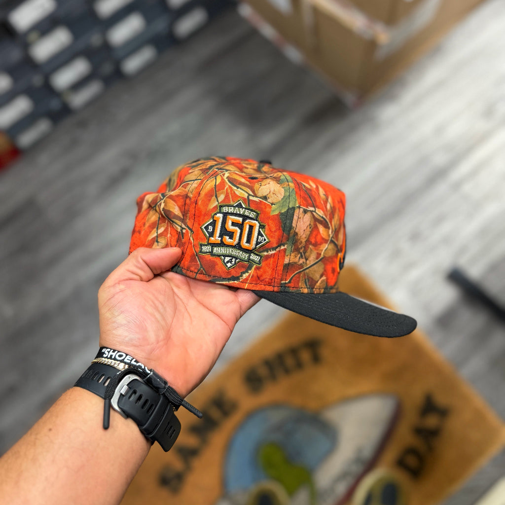 Atlanta Braves Leaves 9FIFTY A-Frame Snapback Hat