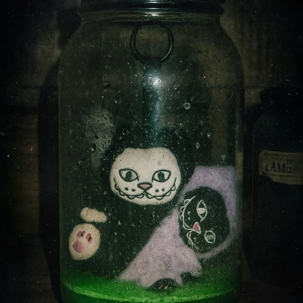 Bolsas misteriosas de Nermiee con caras extrañas