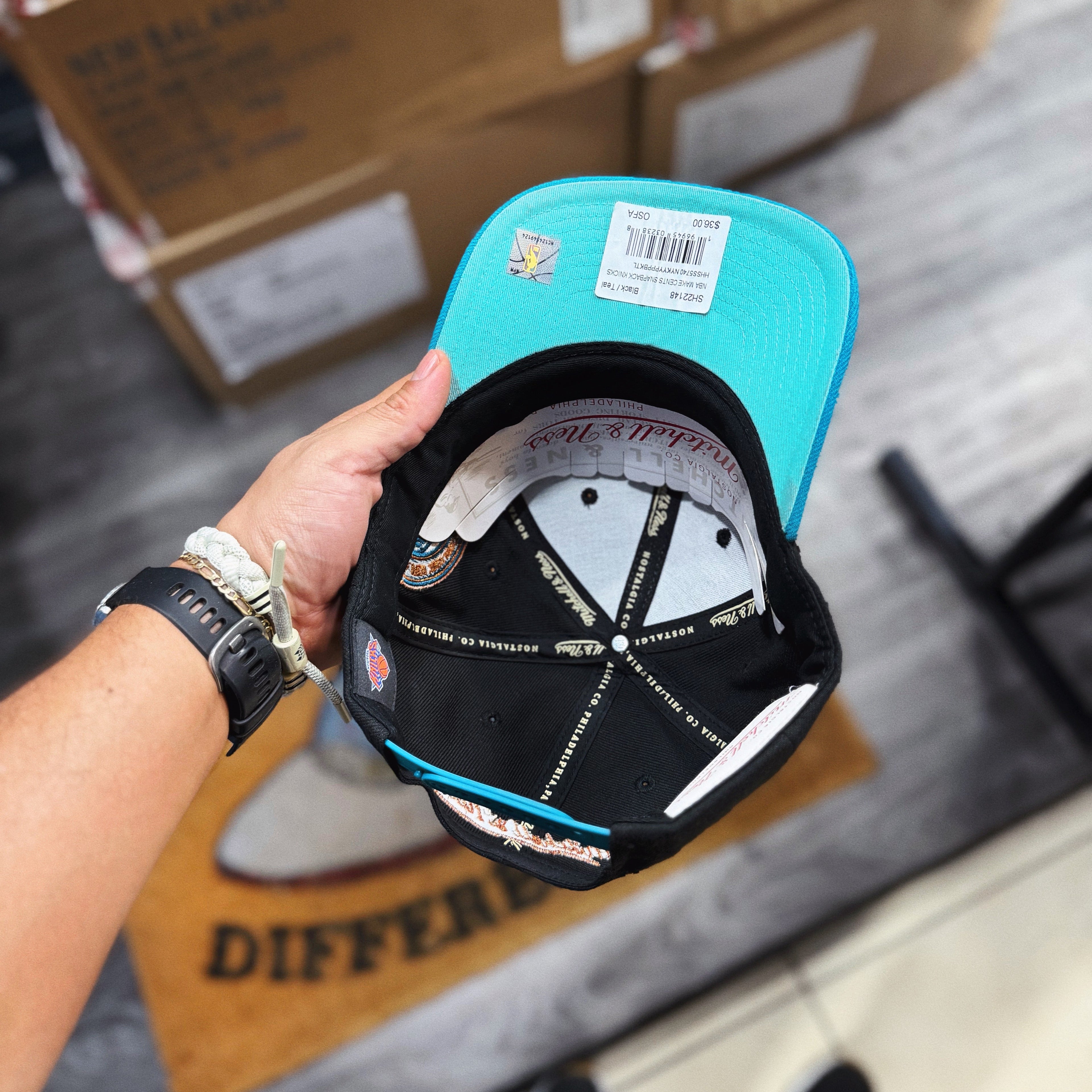 Snapback Mitchell & Ness NY Knicks