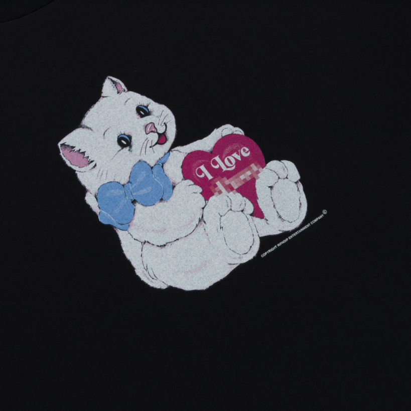 I LOVE CATS TEE (BLACK)