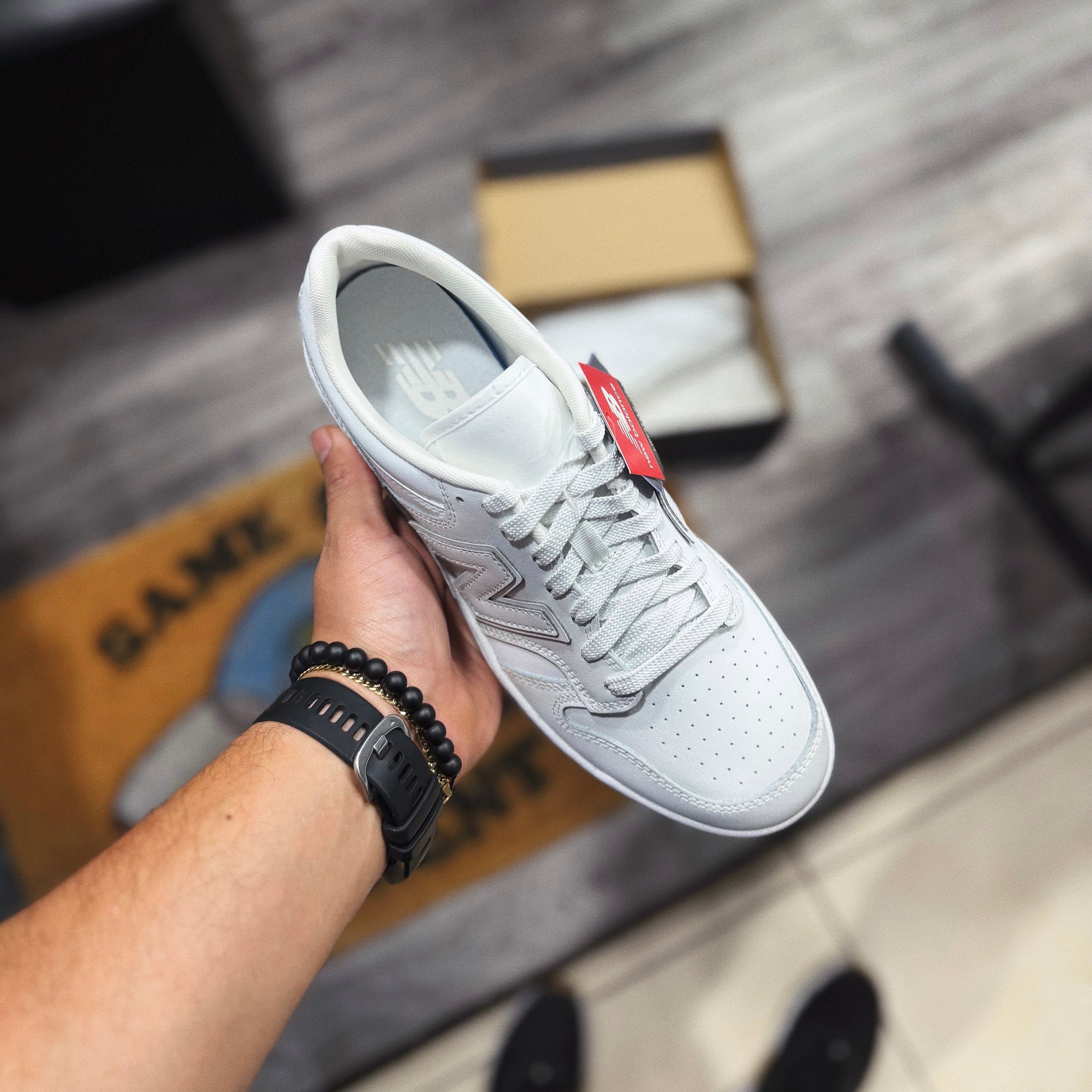 New Balance 480 Triple White