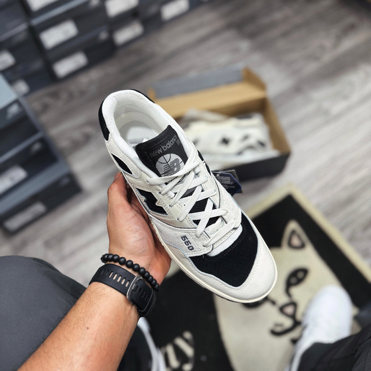 New Balance Rips New Balance 550 “ Sea Salt Black ” – Underground El Salvador