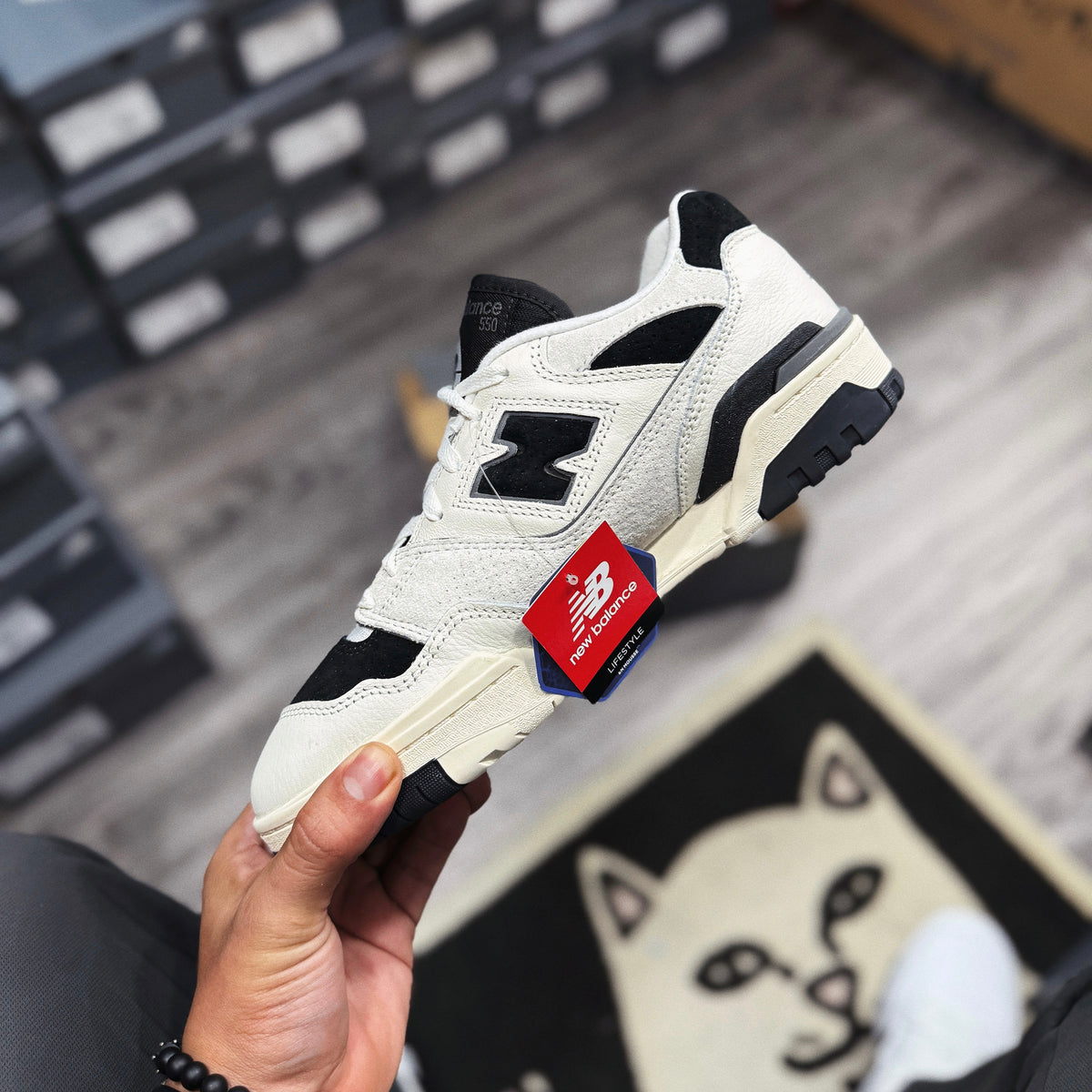 New Balance Rips New Balance 550 “ Sea Salt Black ” – Underground El Salvador