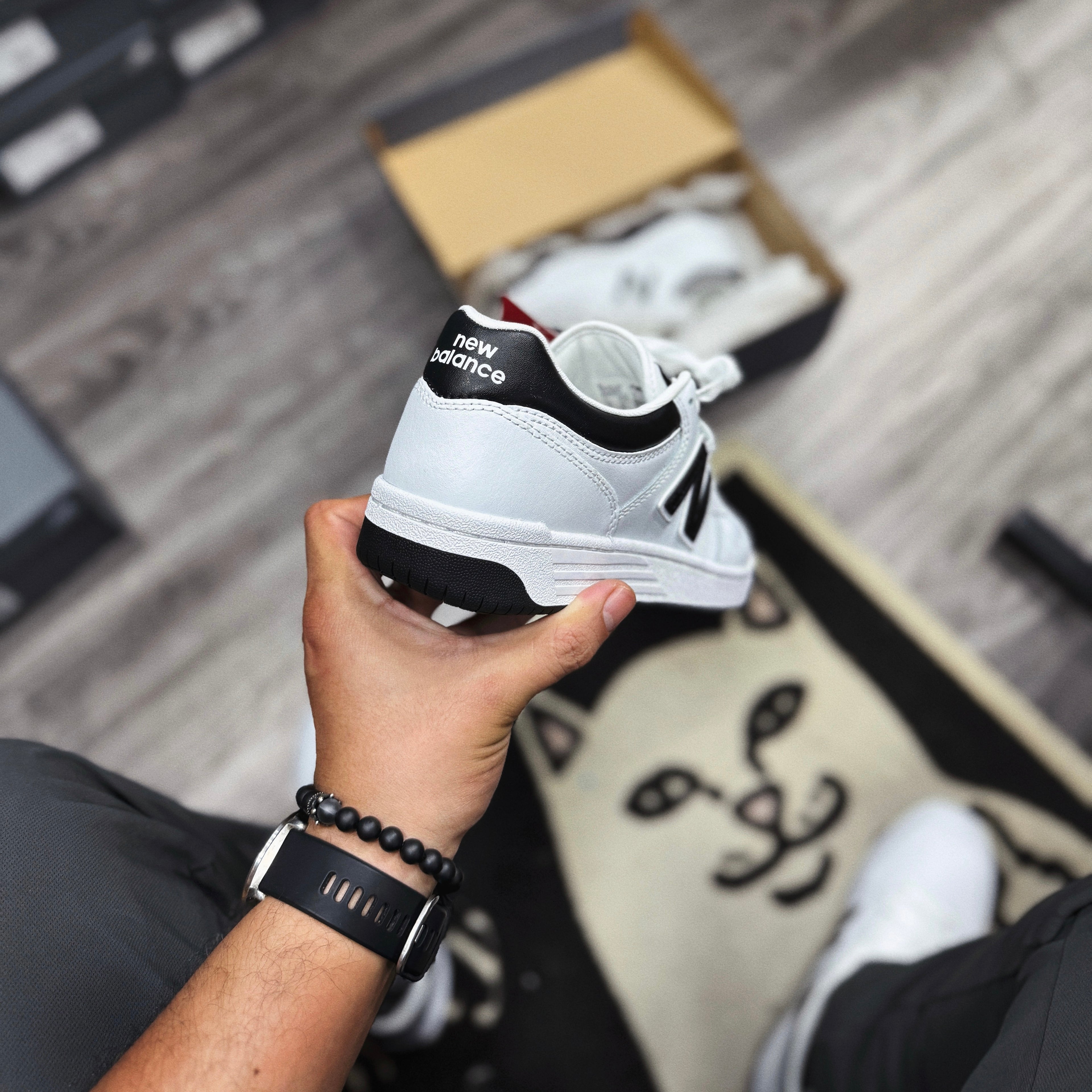 New Balance 480 Classic Black White